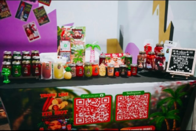 Tropic Like It's Hot pop-up booth